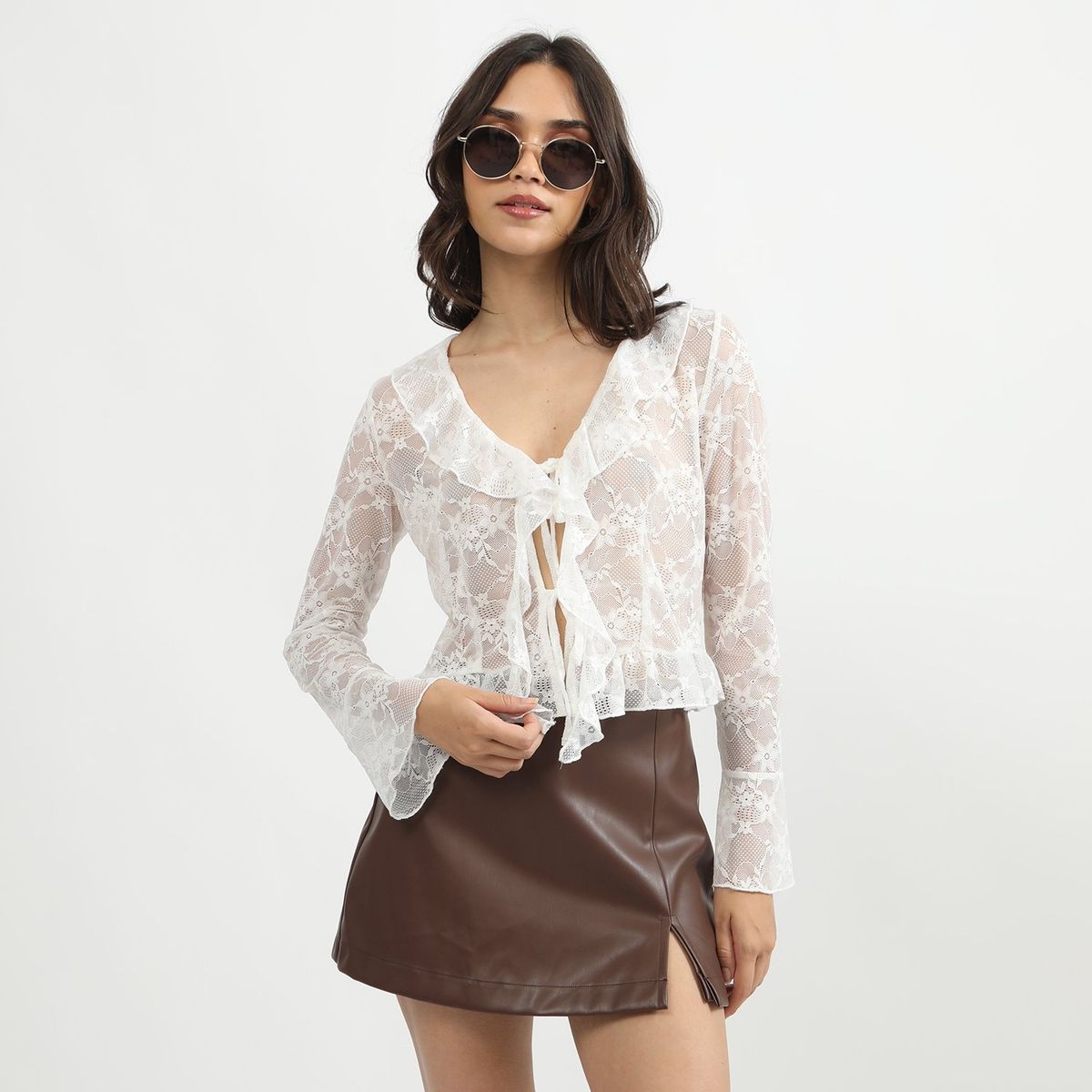 SYBILLA - Blusa Manga Larga Casual Mujer Sybilla