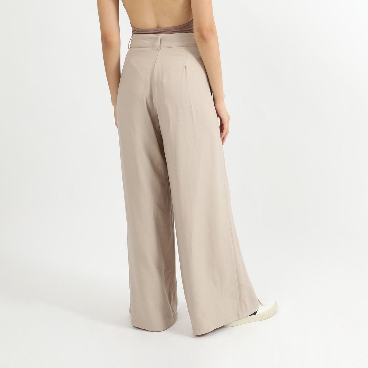 SYBILLA - Pantalón Recto Algodón Mujer Sybilla