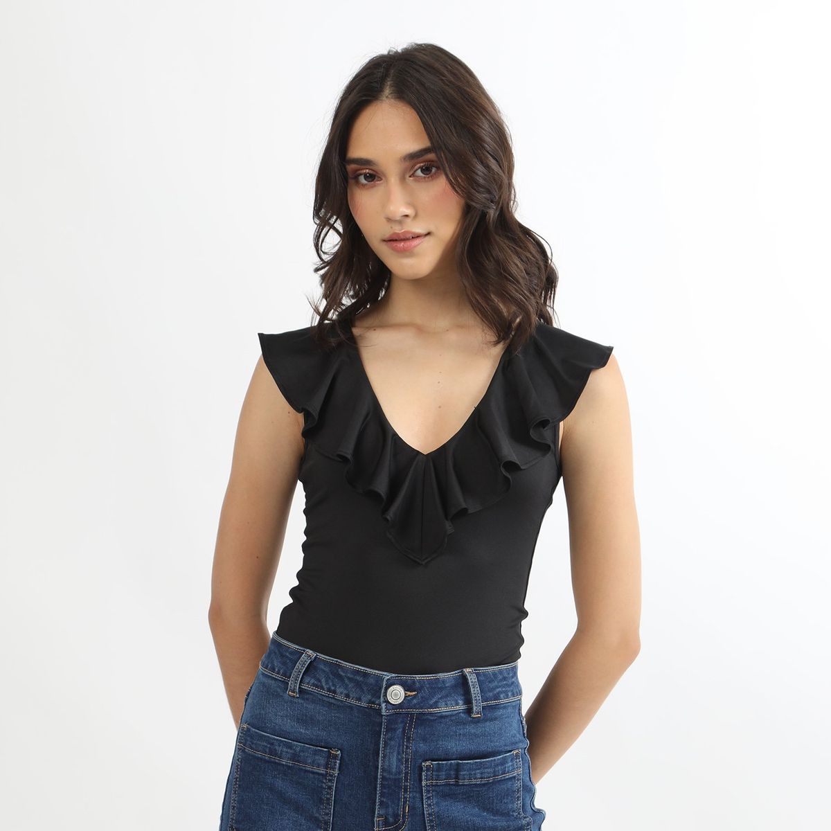 SYBILLA - Body Sin Mangas Casual Mujer Sybilla