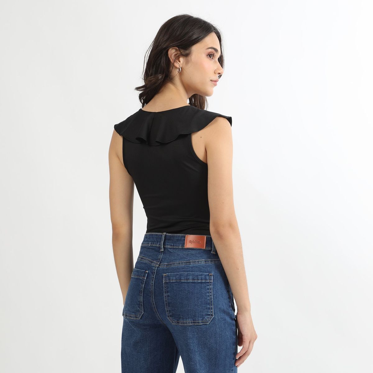 SYBILLA - Body Sin Mangas Casual Mujer Sybilla