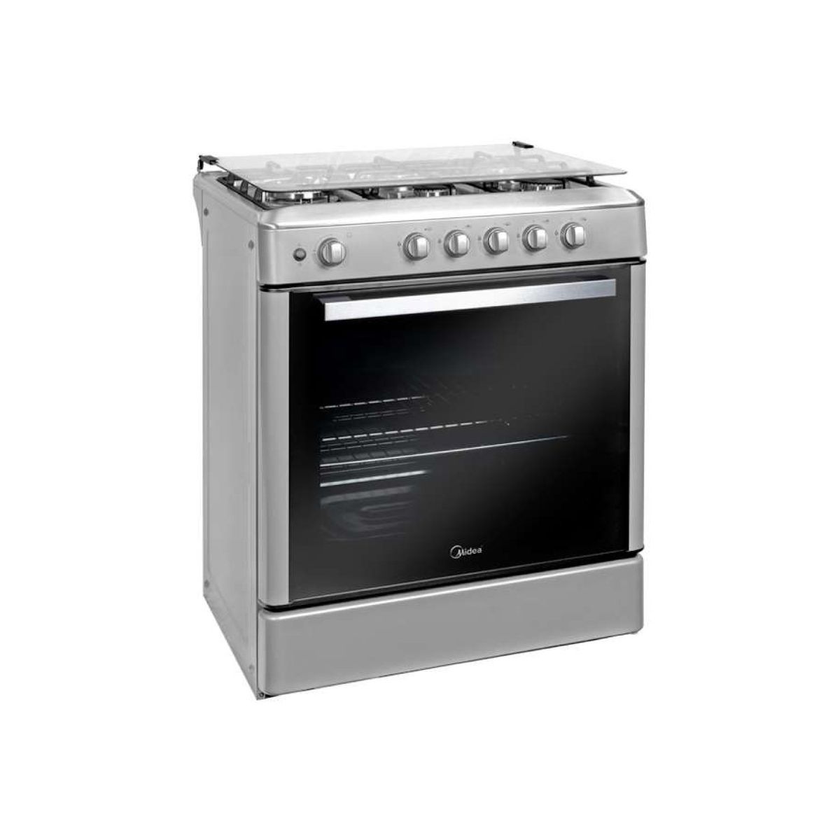 MIDEA - Cocina a Gas 5 Hornillsa 30'' Negro MGS30FS2LBAMB-PE