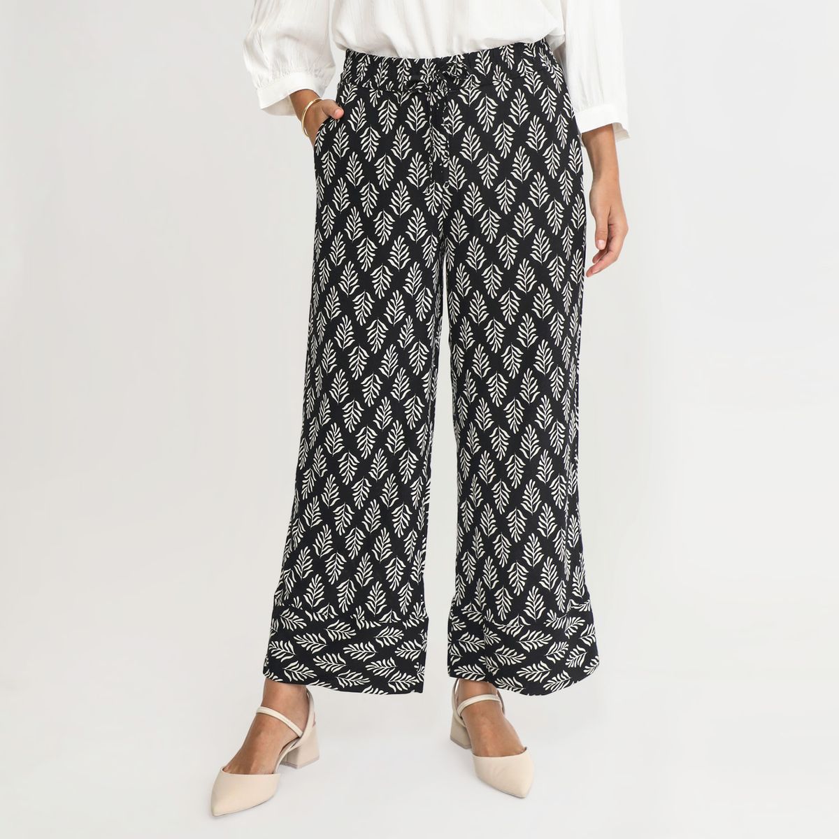 NEWPORT - Pantalón Culotte Casual Mujer Newport