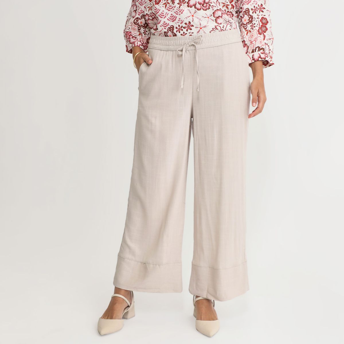 NEWPORT - Pantalón Culotte Casual Mujer Newport