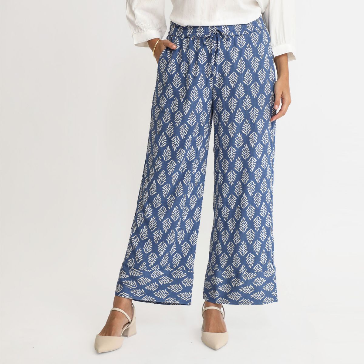 NEWPORT - Pantalón Culotte Casual Mujer Newport