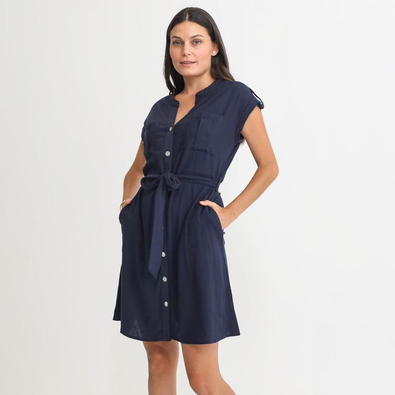 NEWPORT - Vestido Corto Casual Mujer Newport
