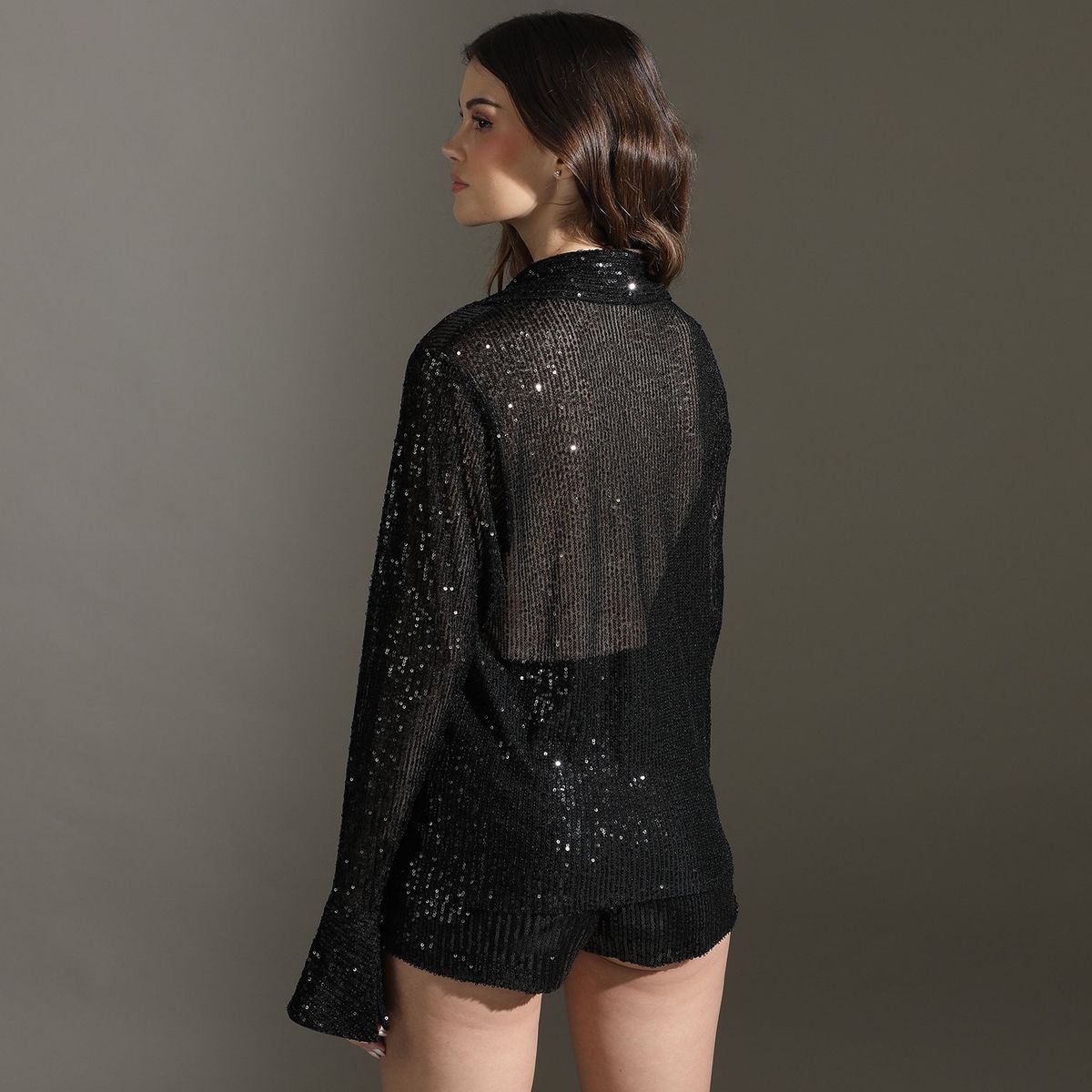 MOSSIMO - Camisa Manga Larga Casual Mujer Mossimo