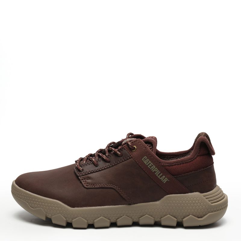 CAT Sneaker Uomo Hex Lite Vent - Scarpa In Pelle Pieno Fiore, Leggera E Sostenibile, Con Suola In Gomma