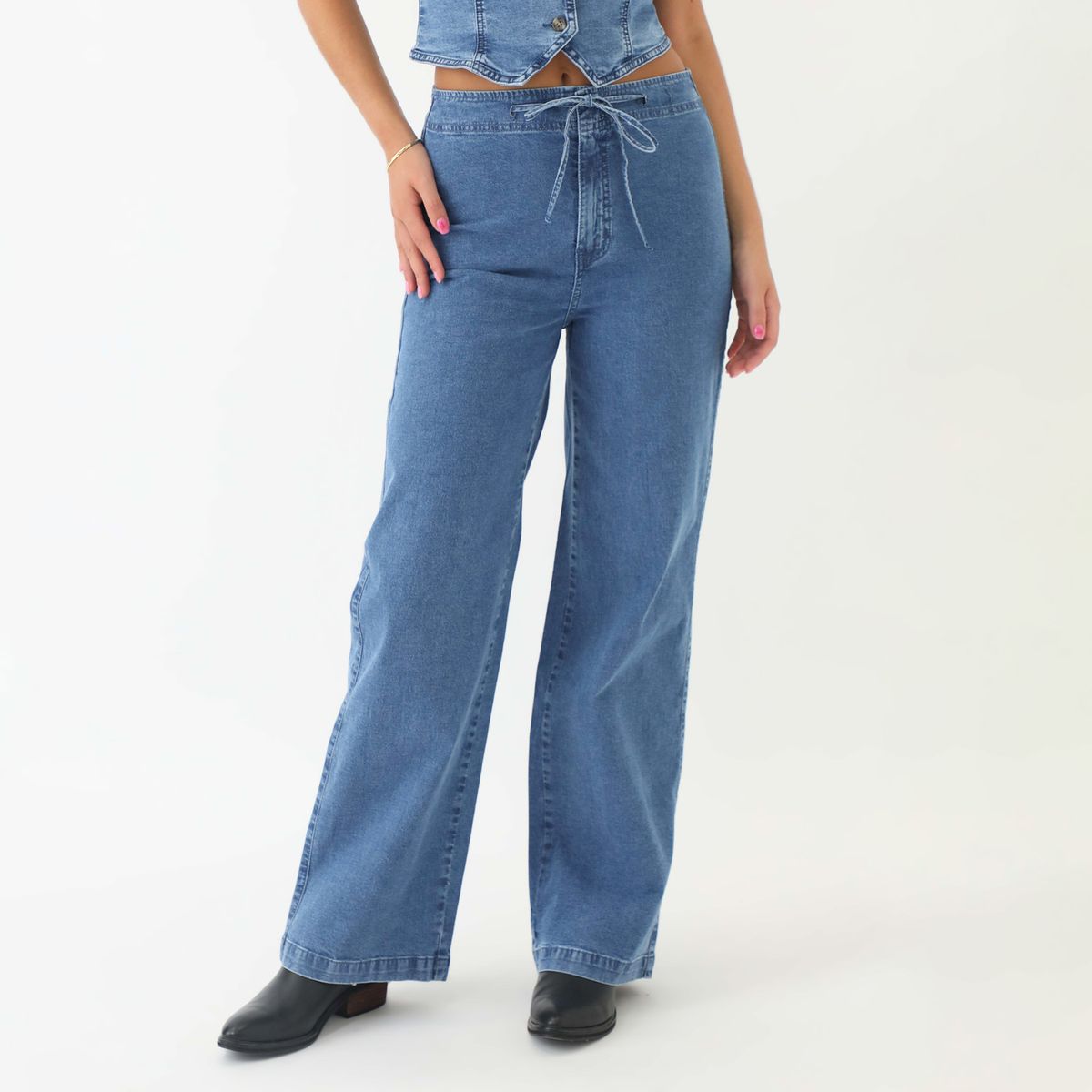 DENIMLAB - Pantalón Casual Algodón Mujer Denimlab