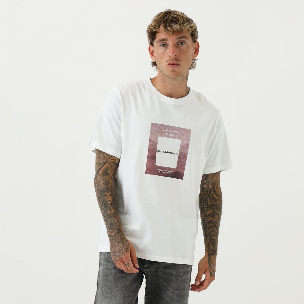 JACK&JONES - Polo Manga Corta 100% Algodón Hombre Jack & Jones