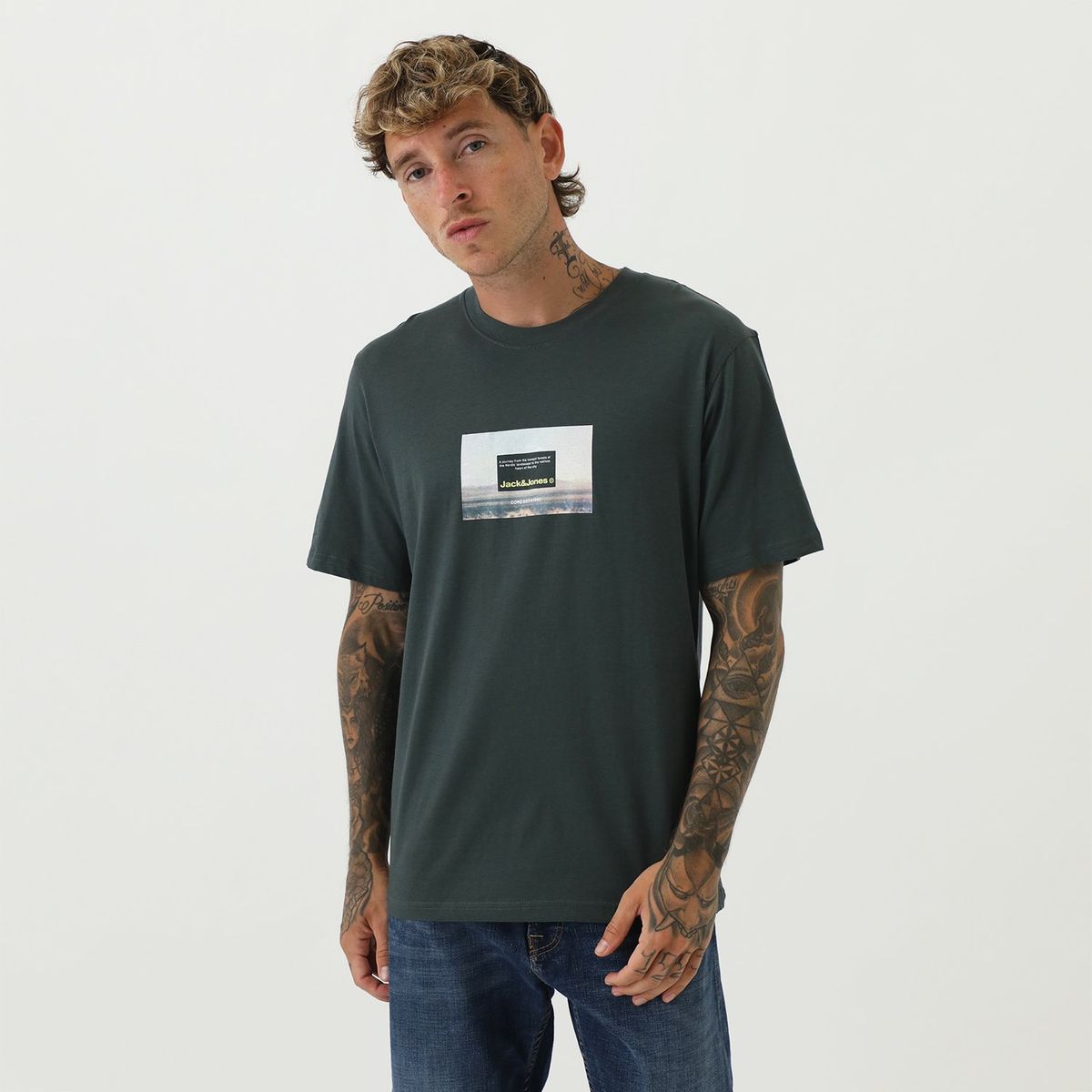 JACK&JONES - Polo Manga Corta 100% Algodón Hombre Jack & Jones