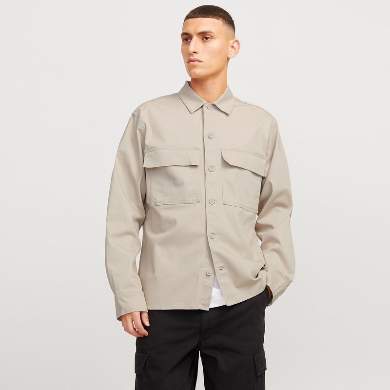 JACK&JONES - Camisa Manga Larga Algodón Hombre Jack & Jones