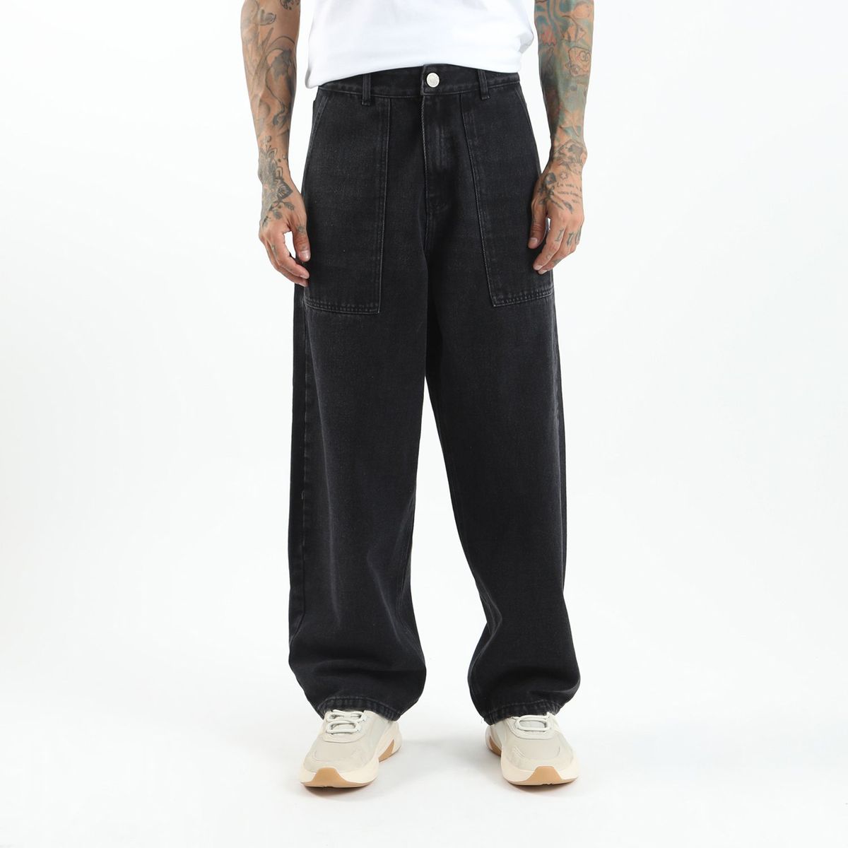 BEARCLIFF - Jean Balloon Algodón Hombre Bearcliff