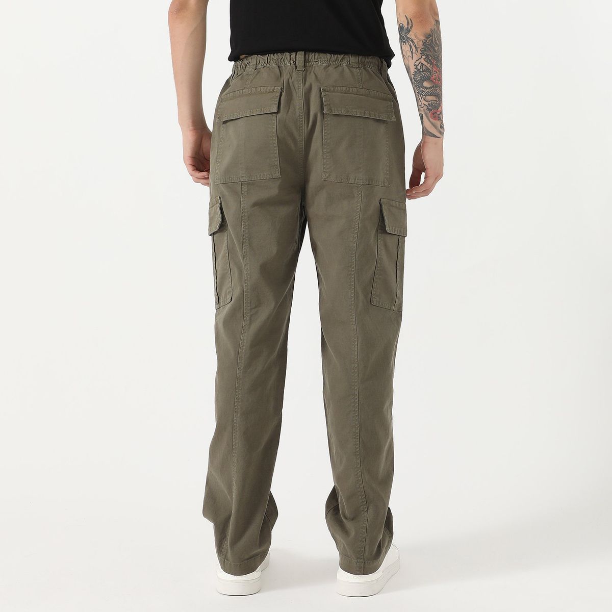 BEARCLIFF - Pantalón Cargo Algodón Hombre Bearcliff