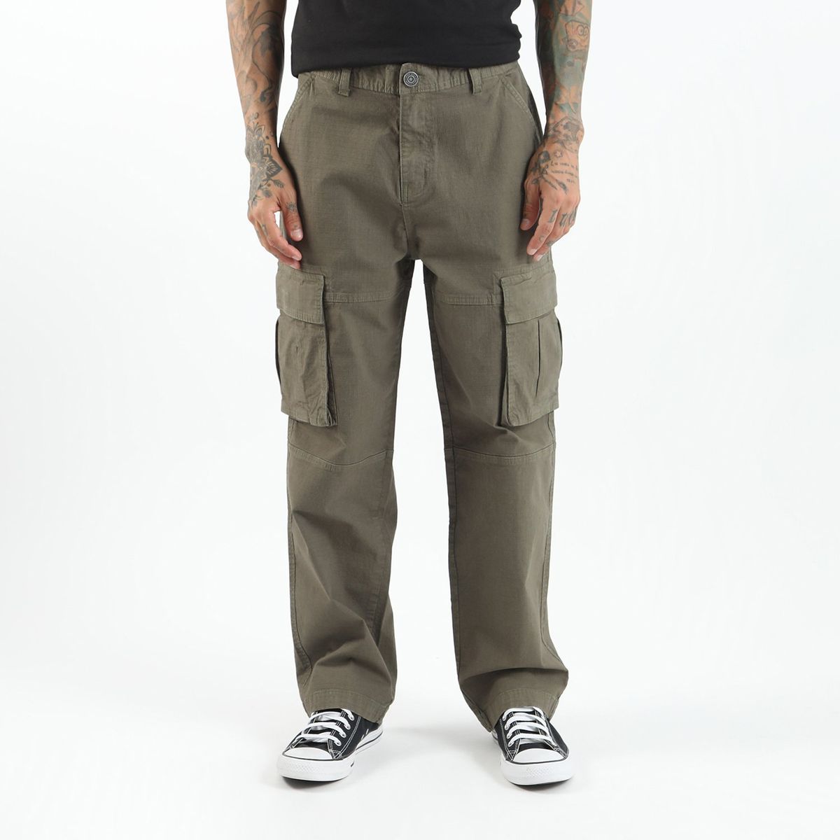 DENIMLAB - Pantalón Cargo Algodón Hombre Denimlab