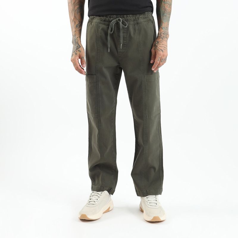 DENIMLAB - Pantalón Cargo Algodón Hombre Denimlab