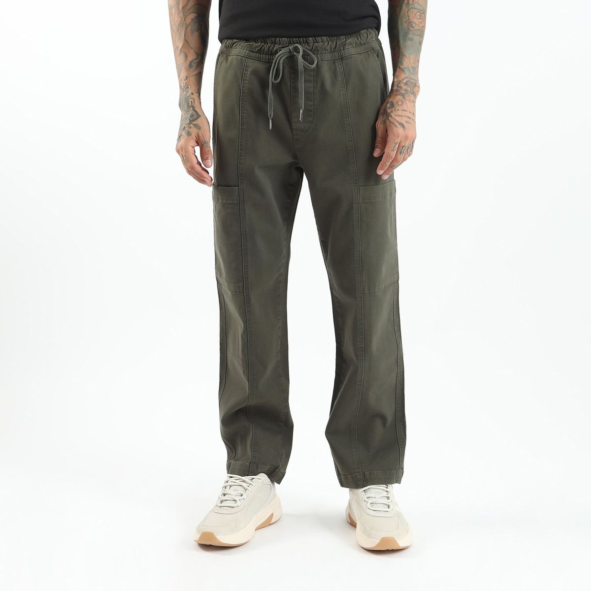 DENIMLAB - Pantalón Cargo Algodón Hombre Denimlab