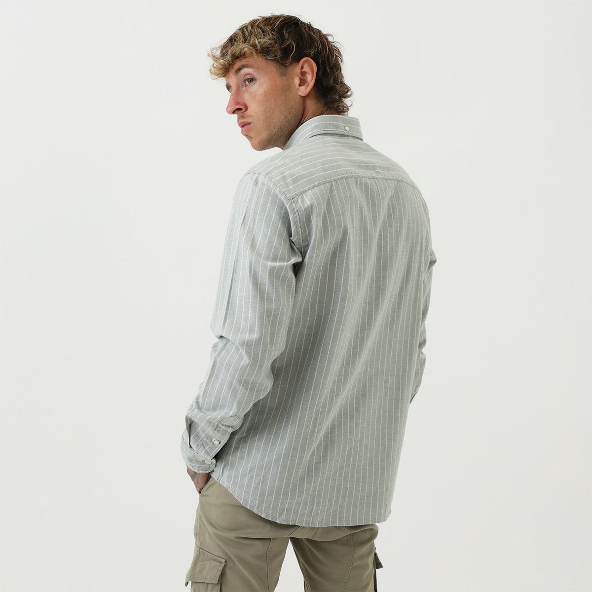 JACK&JONES - Camisa Manga Larga Algodón Hombre Jack & Jones