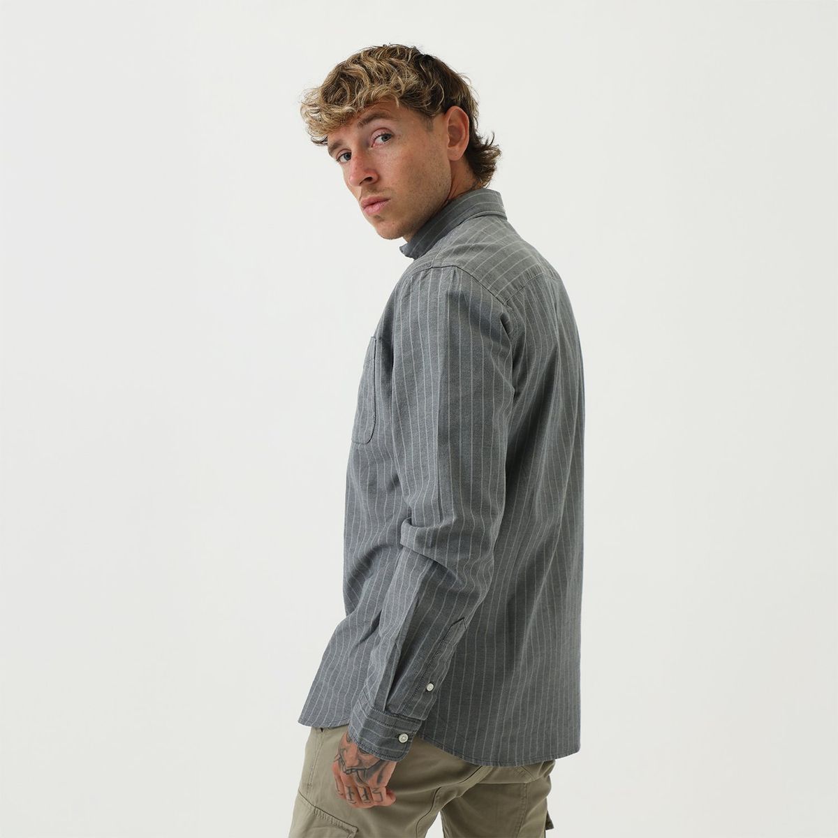 JACK&JONES - Camisa Manga Larga Algodón Hombre Jack & Jones