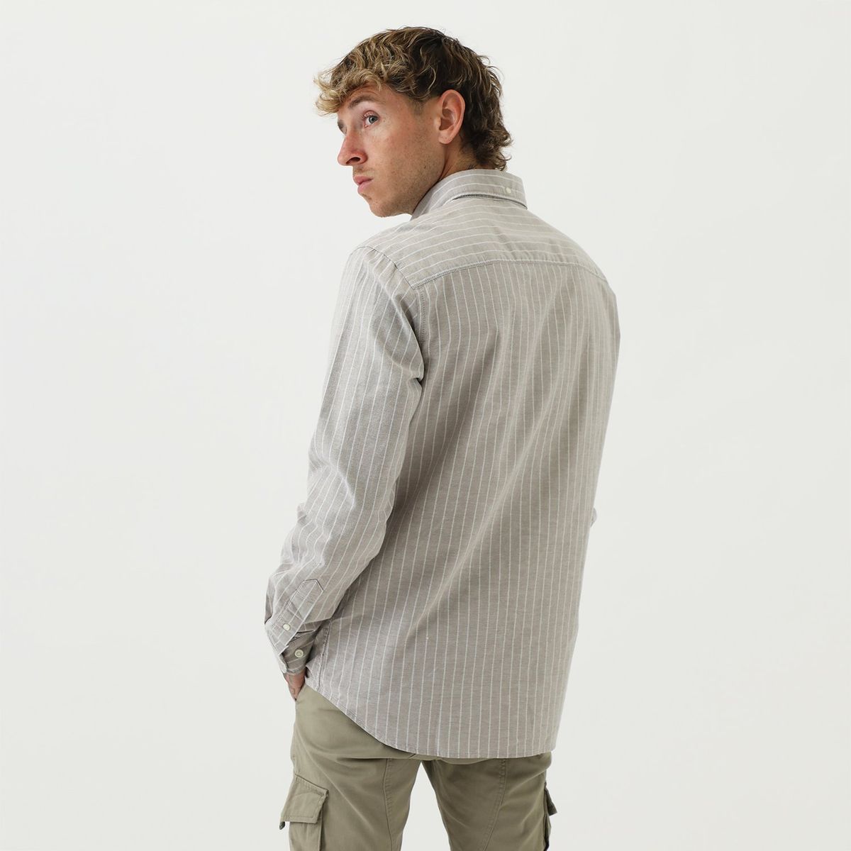 JACK&JONES - Camisa Manga Larga Algodón Hombre Jack & Jones