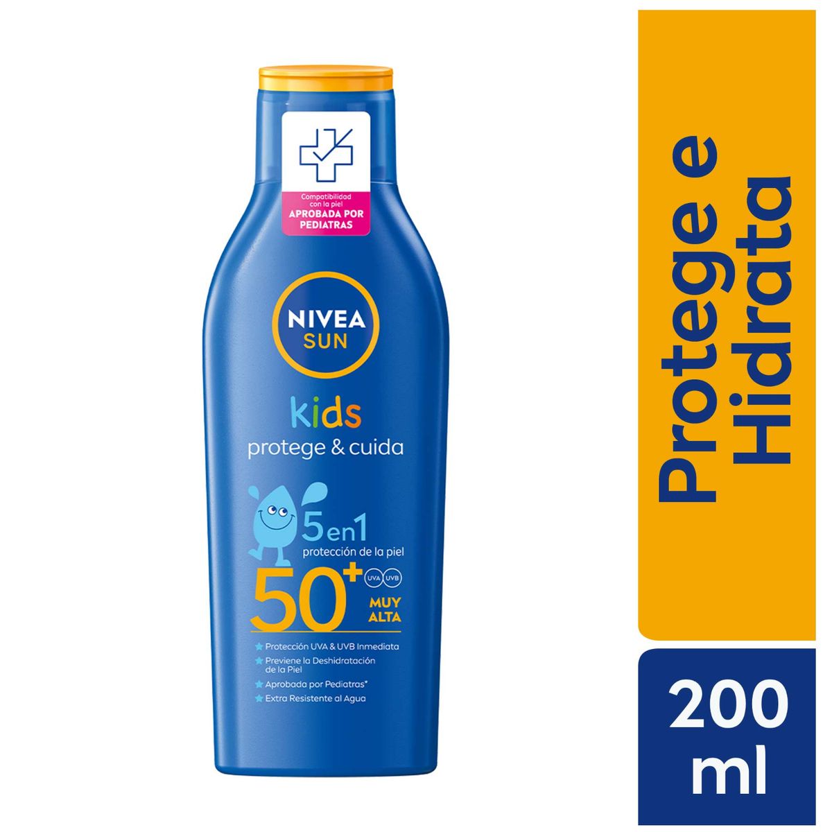 NIVEA - Nivea Sun Kids Loción 5 En 1 Fps 50+ 200 Ml