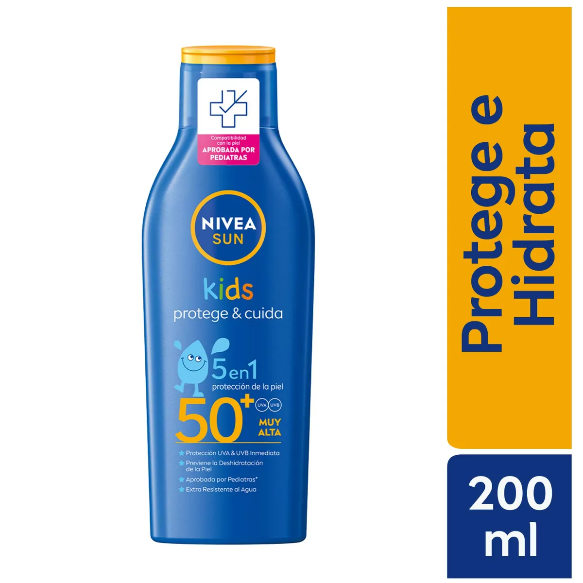NIVEA - Nivea Sun Kids Loción 5 En 1 Fps 50+ 200 Ml