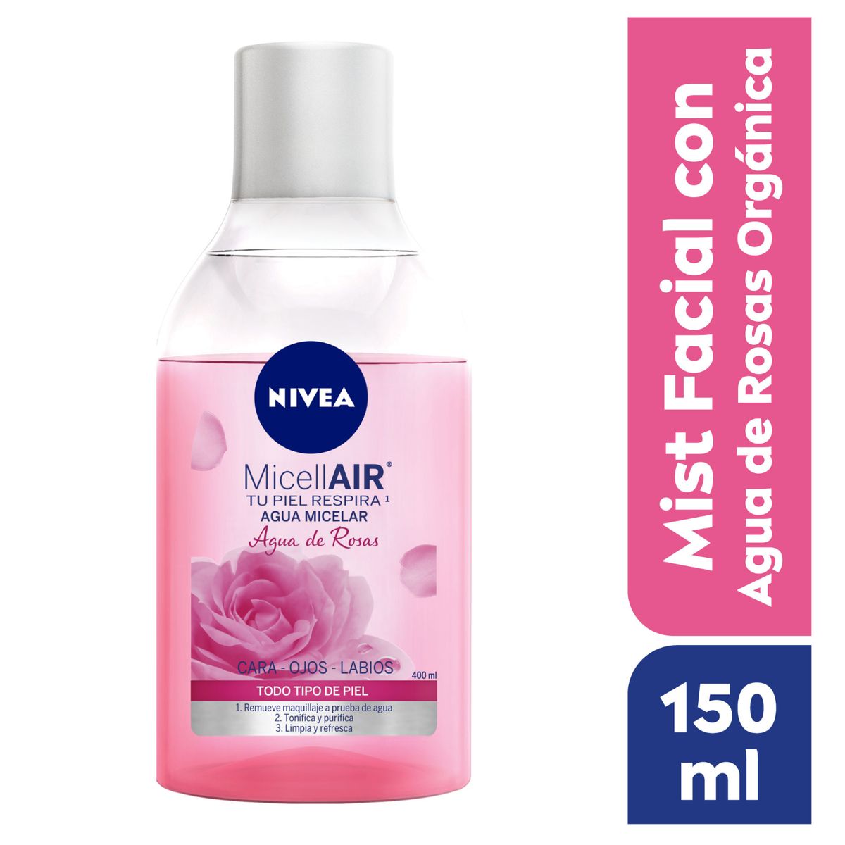 Nivea - Nivea Agua Micelar Con Agua De Rosas 400 Ml