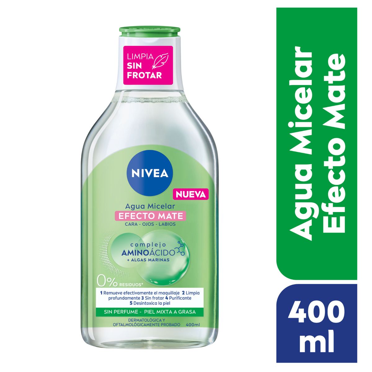 NIVEA - Nivea Agua Micelar Efecto Mate 400 Ml