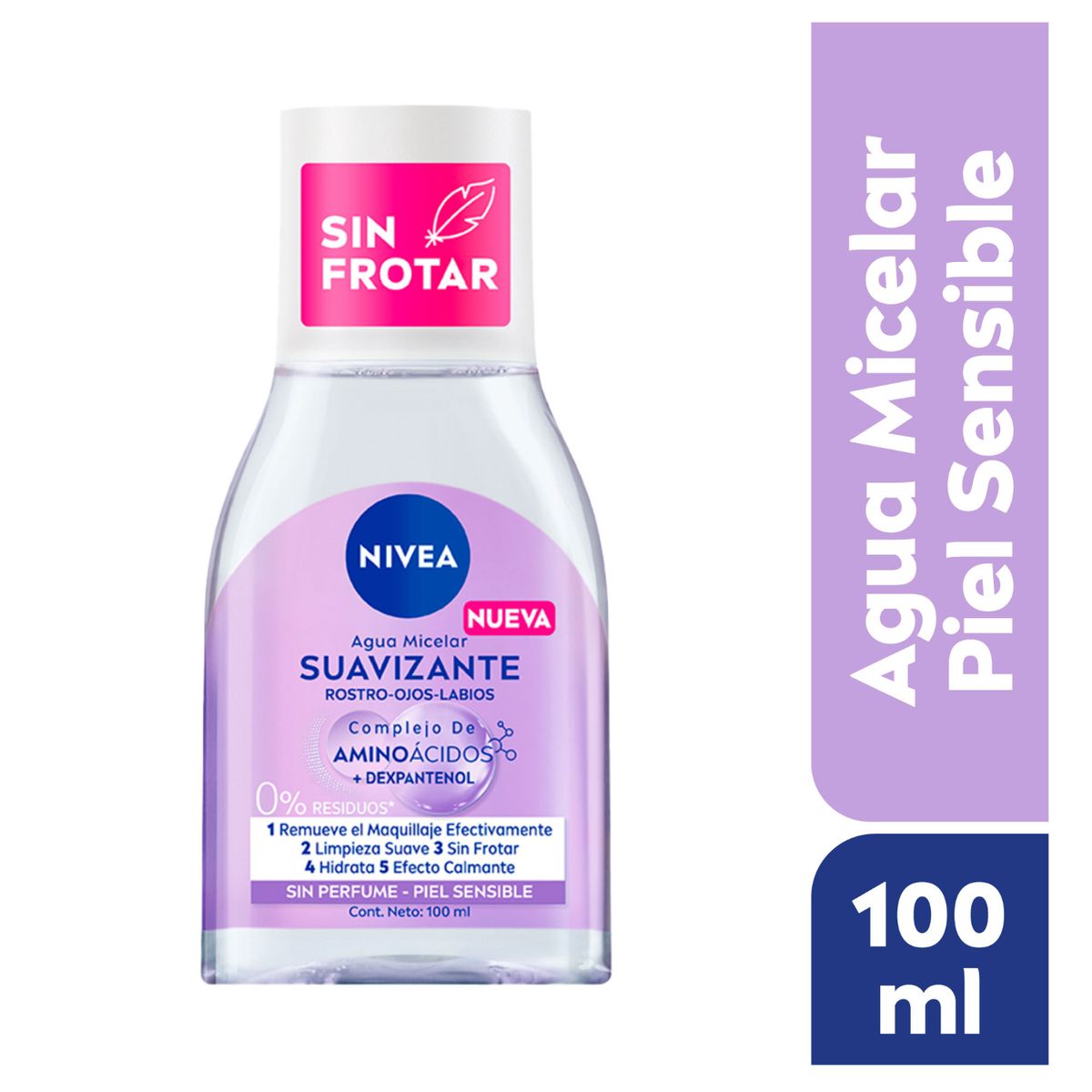 NIVEA - Nivea Agua Micelar Piel Sensible 100 Ml