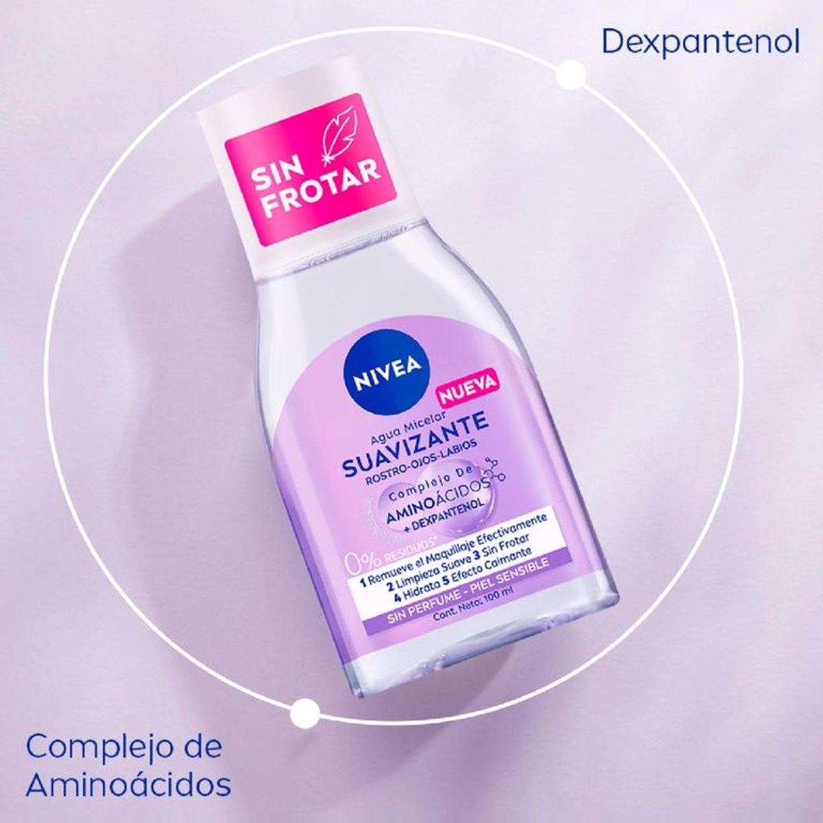 NIVEA - Nivea Agua Micelar Piel Sensible 100 Ml