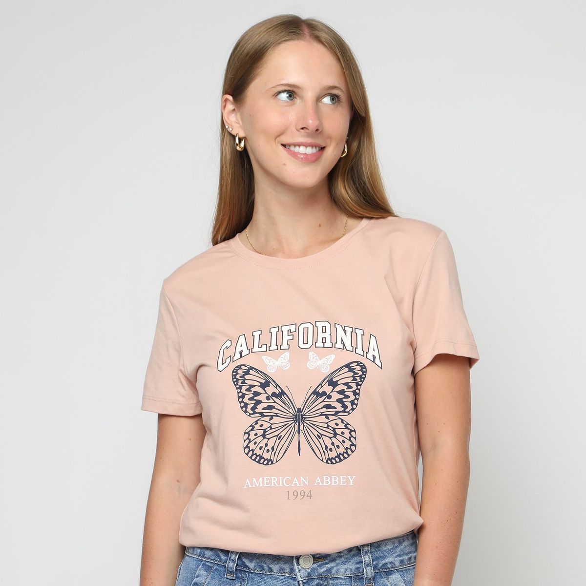 AMERICAN ABBEY - Polo Manga Corta Algodón Mujer American Abbey