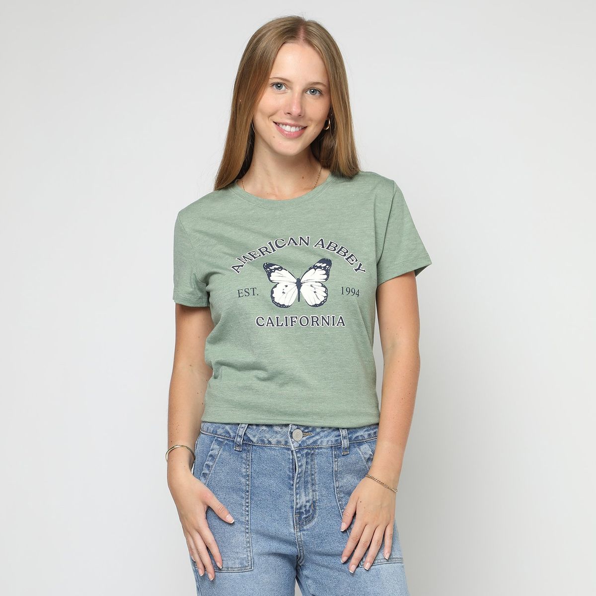 AMERICAN ABBEY - Polo Manga Corta Algodón Mujer American Abbey