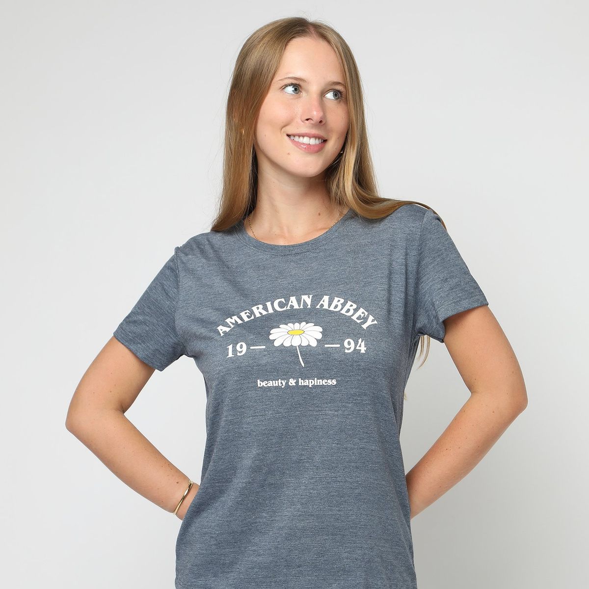 AMERICAN ABBEY - Polo Manga Corta Algodón Mujer American Abbey