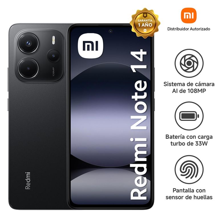 Celular Redmi Note 14 8GB 256GB
