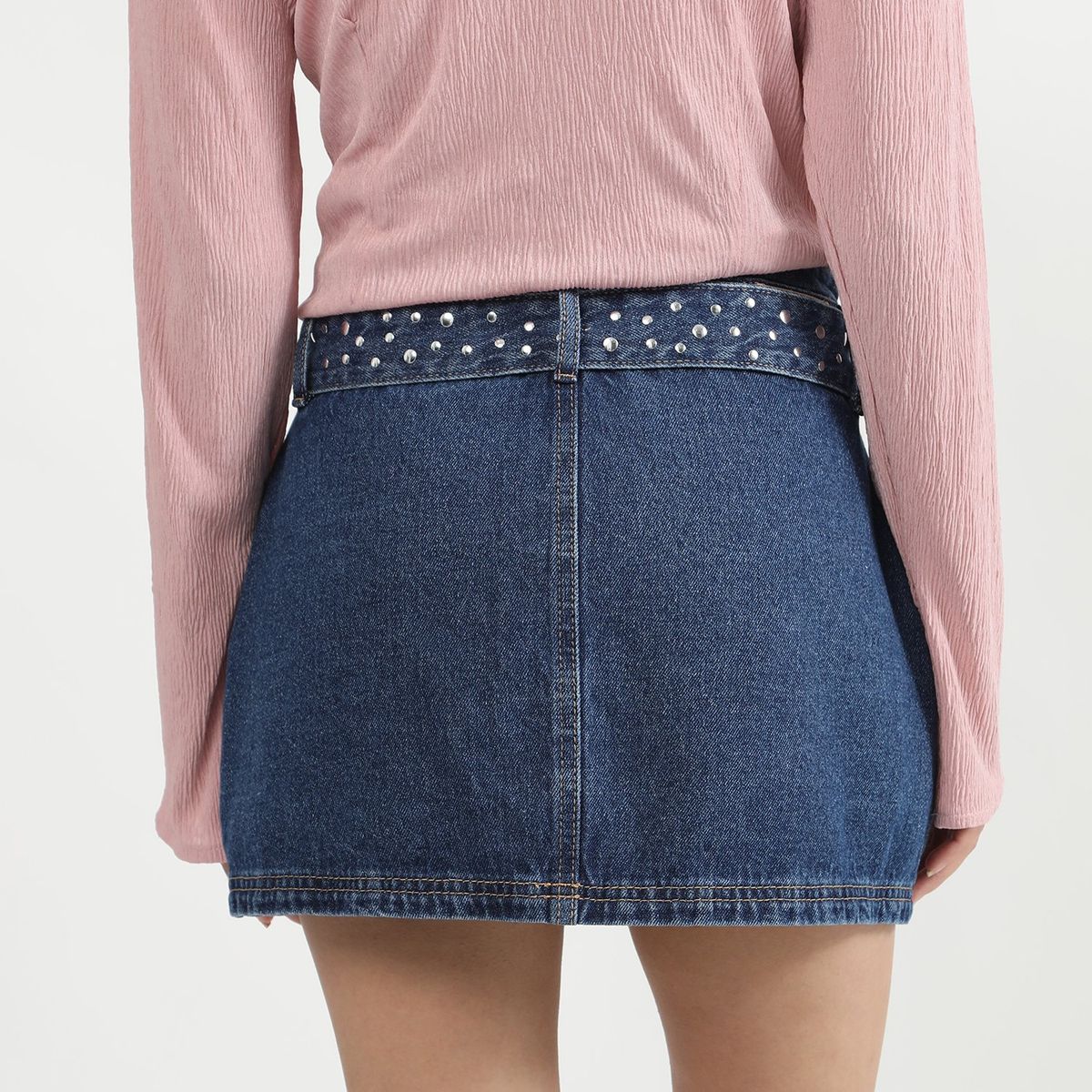 SYBILLA - Falda Short 100% Algodón Mujer Sybilla