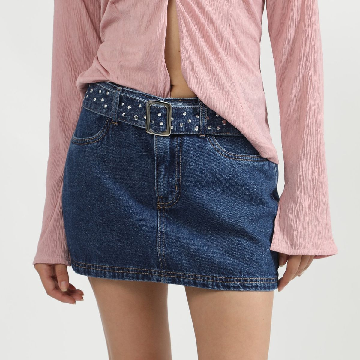 SYBILLA - Falda Short 100% Algodón Mujer Sybilla