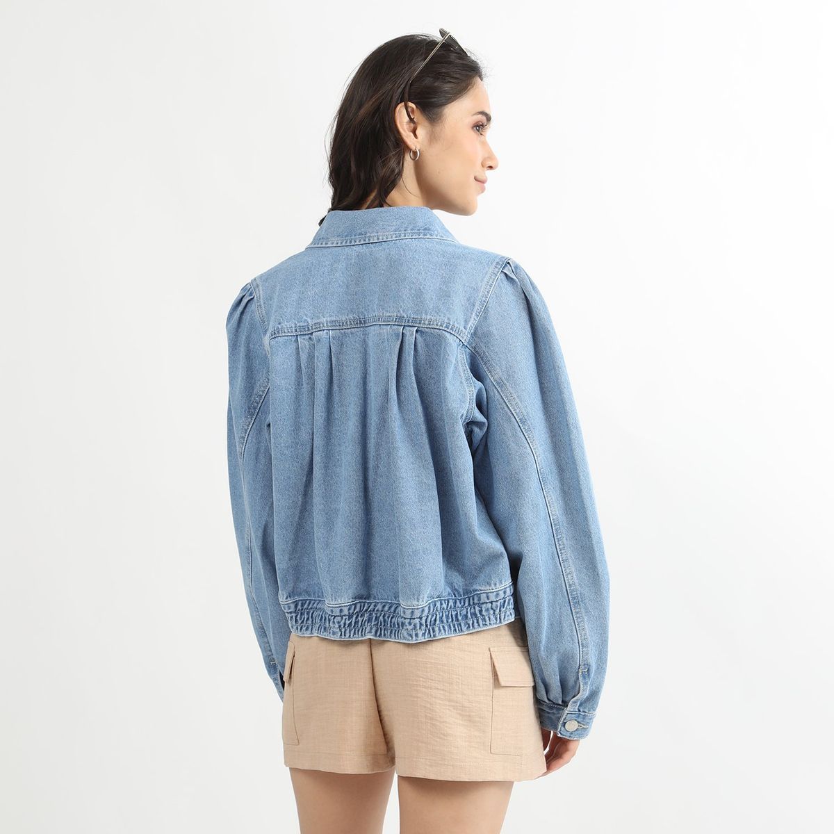 SYBILLA - Casaca Casual Algodón Mujer Sybilla