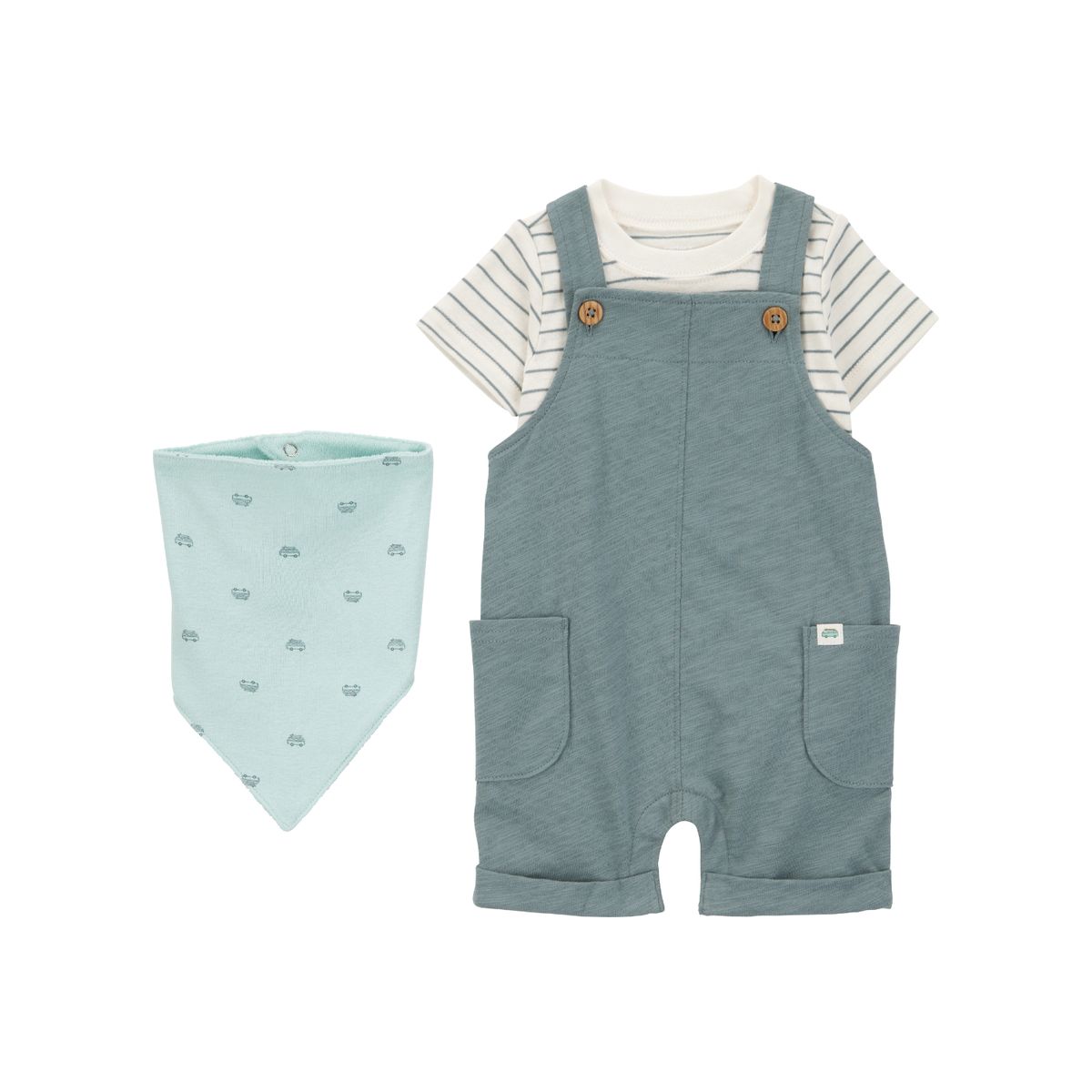 CARTER'S - Conjunto Bebé Niño 3 Piezas Algodón Carters