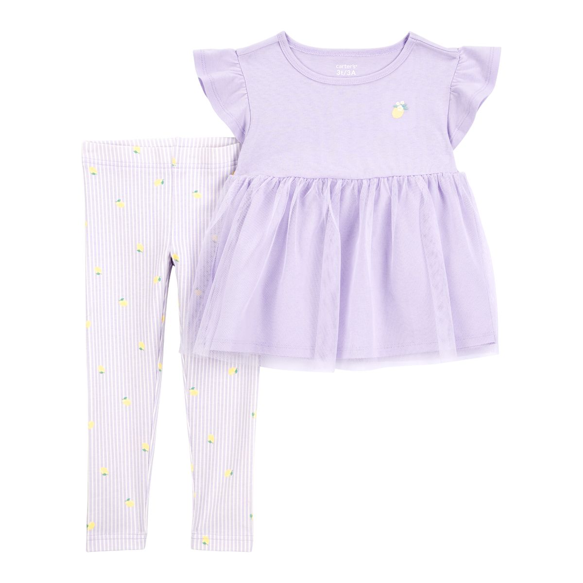 CARTER'S - Conjunto Bebé Niña 2 Piezas Algodón Carters