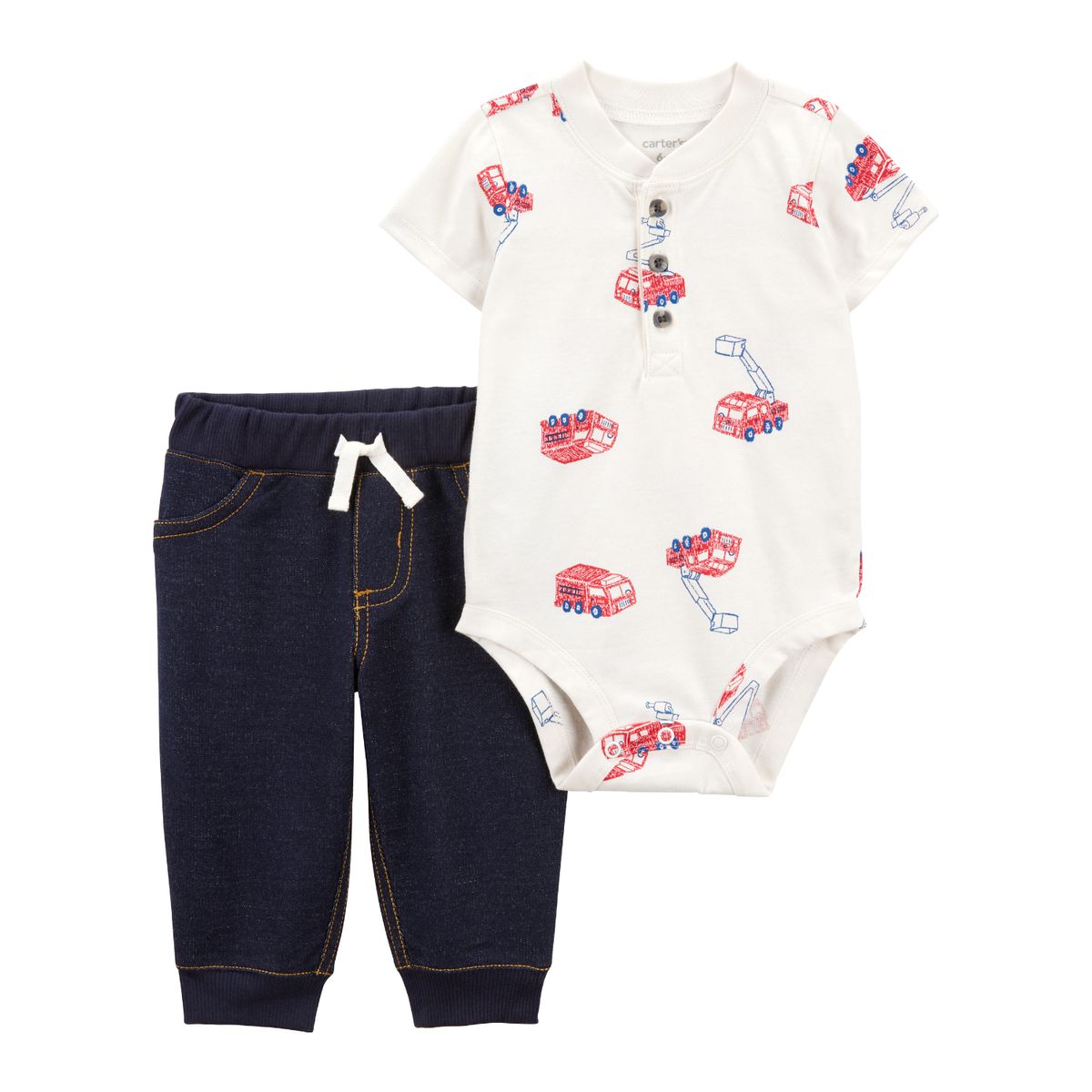CARTER'S - Conjunto Bebé Niño 2 Piezas Algodón Carters