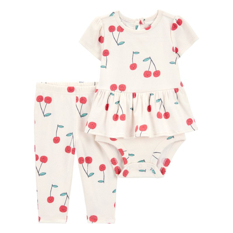 CARTER'S - Conjunto Bebé Niña 2 Piezas Algodón Carters