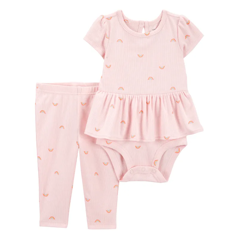 CARTER'S - Conjunto Bebé Niña 2 Piezas Algodón Carters