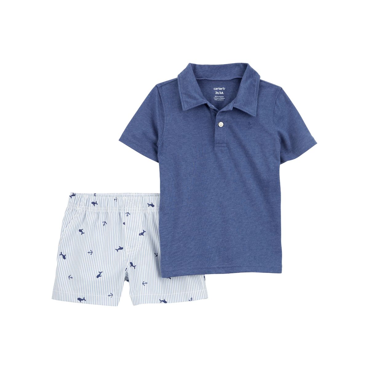 CARTER'S - Conjunto Bebé Niño 2 Piezas Algodón Carters