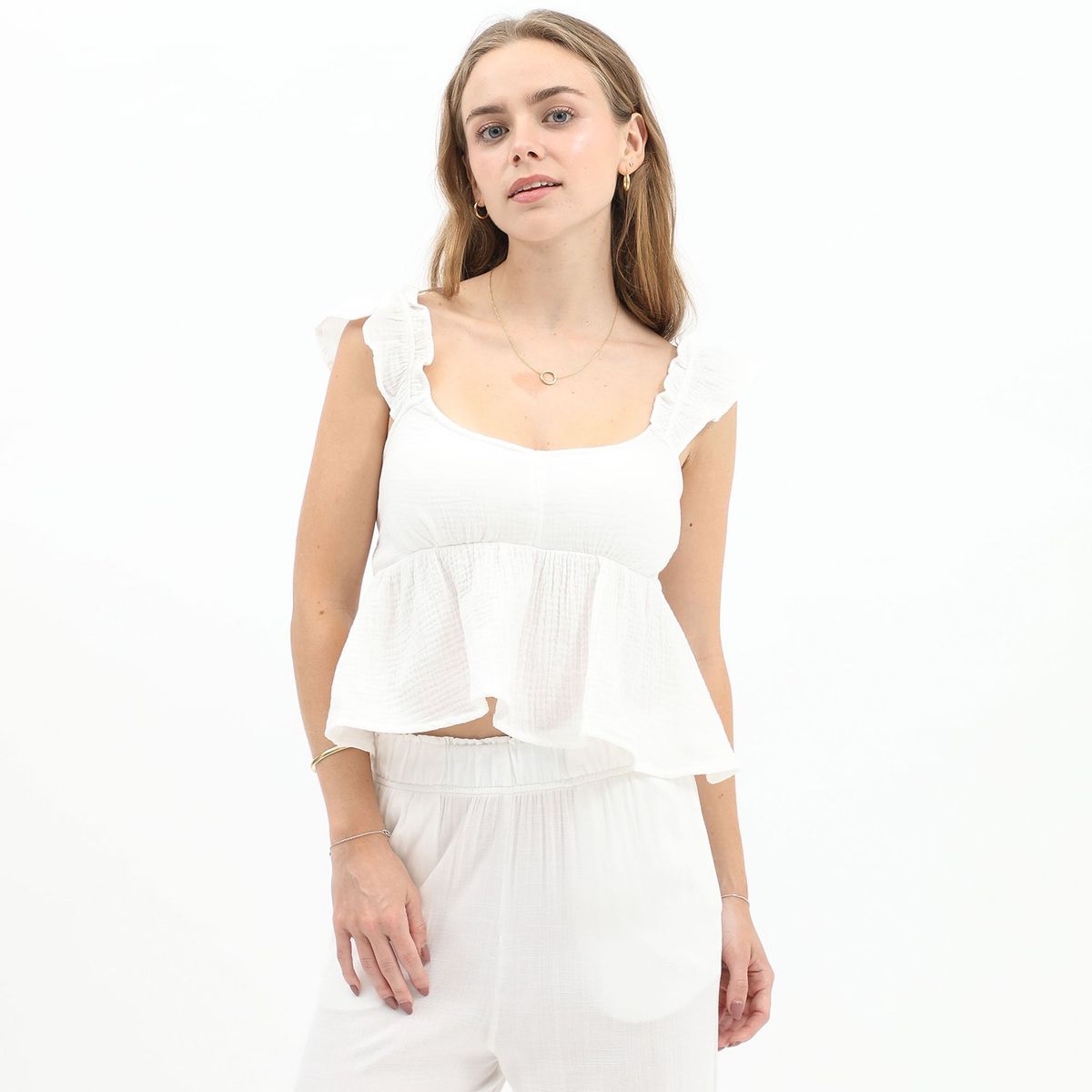 DOO AUSTRALIA - Blusa Sin Mangas 100% Algodón Mujer Doo Australia