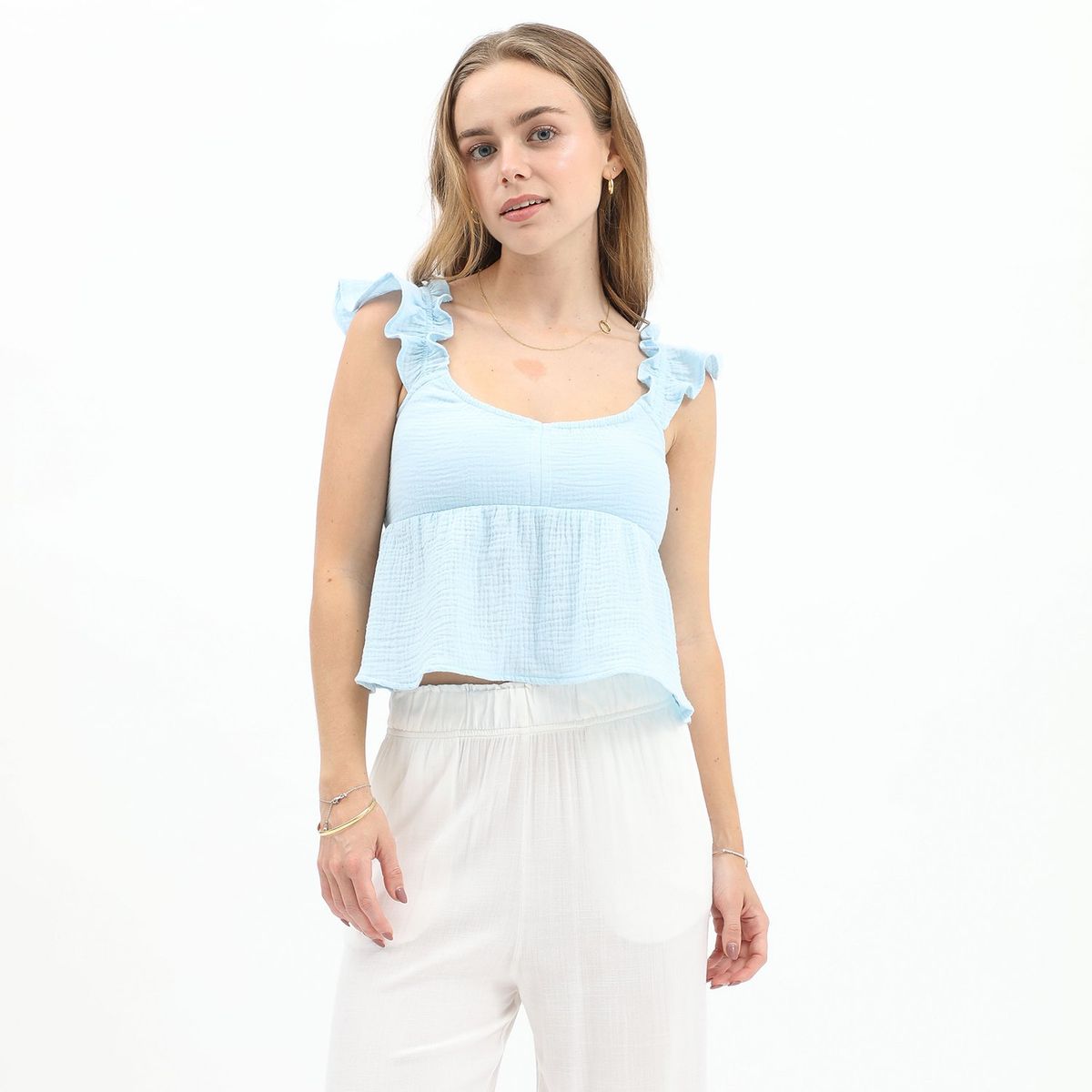 DOO AUSTRALIA - Blusa Sin Mangas 100% Algodón Mujer Doo Australia