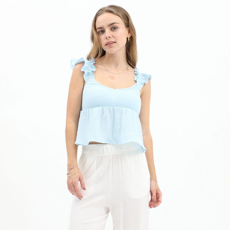 DOO AUSTRALIA - Blusa Sin Mangas 100% Algodón Mujer Doo Australia