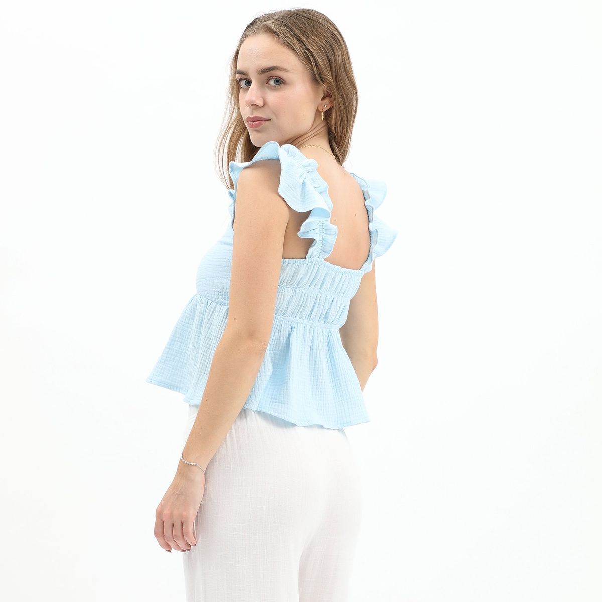 DOO AUSTRALIA - Blusa Sin Mangas 100% Algodón Mujer Doo Australia