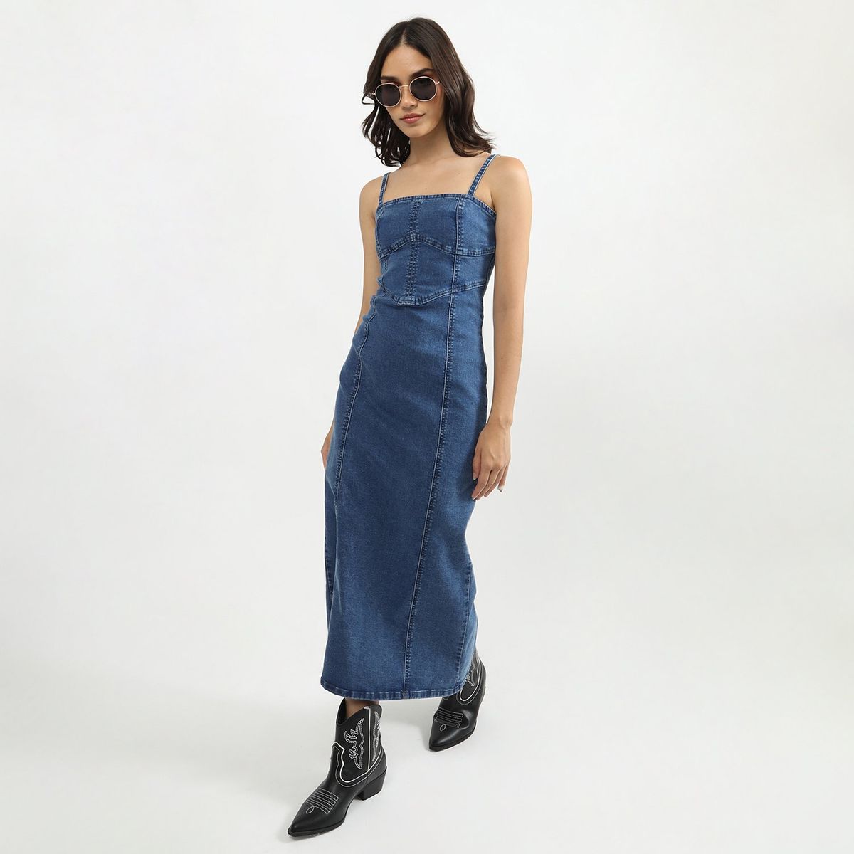 SYBILLA - Vestido Largo Algodón Mujer Sybilla