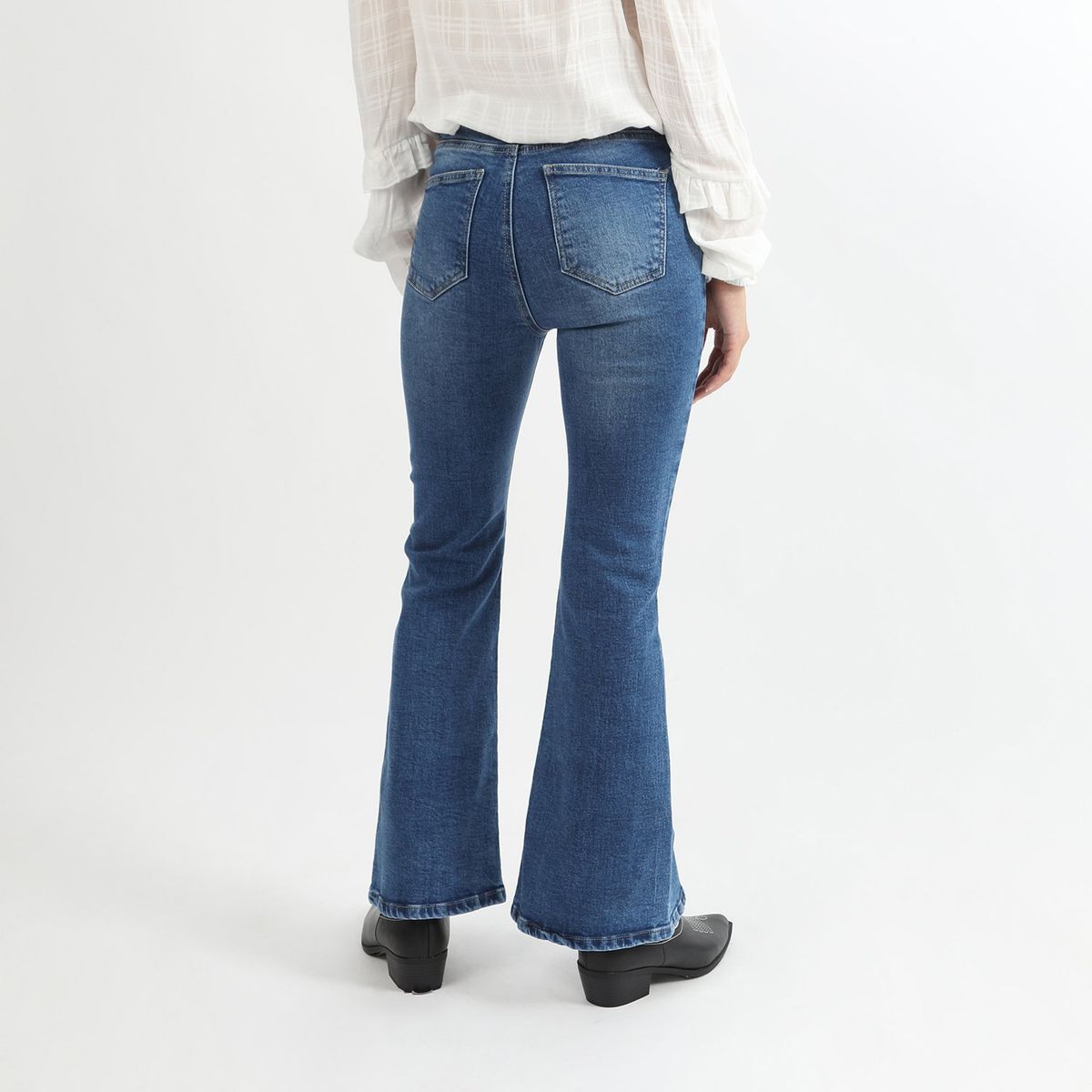 SYBILLA - Jean Flare Algodón Mujer Sybilla