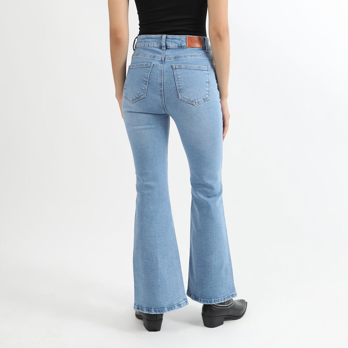 SYBILLA - Jean Flare Algodón Mujer Sybilla