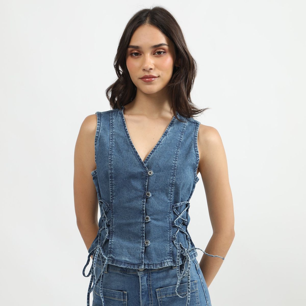 SYBILLA - Chaleco Algodón Mujer Sybilla